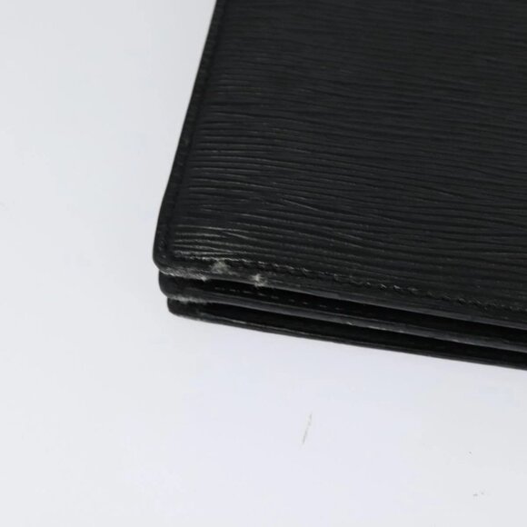 LOUIS VUITTON Epi Angian Shoulder Bag 2way Black M52112 LV Auth 129831 - Picture 5 of 16